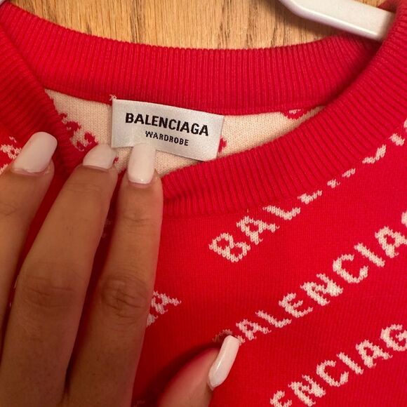 Balenciaga Red Sweater - Picture 2 of 4
